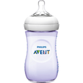 בקבוק נטורל Natural בינוני 260 מ״ל עם פיטמה 1m+ - סגול Avent