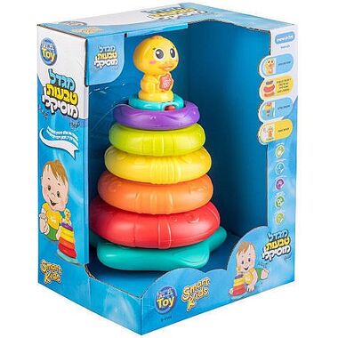 מגדל טבעות מוסיקלי באלי טויס BALI TOY