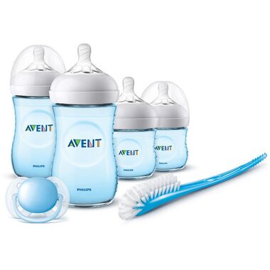 ערכת נטורל Natural ניו בורן בכחול Avent