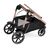 עגלה תינוק ולוצה Veloce 2024   1 הכוללת מנגנון קיפול ביד אחת - ורוד/זהב Mon Amour פג פרגו