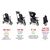 תלת אופן מתקפל 7 ב 1 דגם סמארטפולד SmartFold STR7 - שחור סמארט טרייק