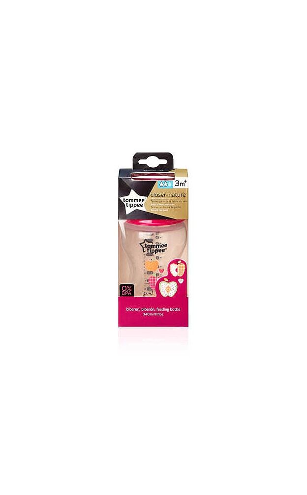 בקבוק 340 בנות הכי טבעי Tommee tippee