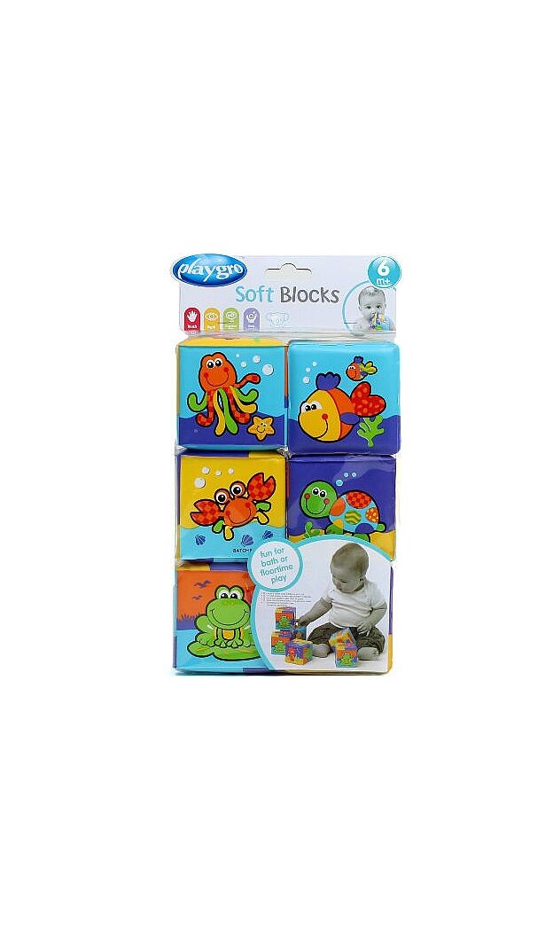 קוביות רכות לאמבטיה playgro