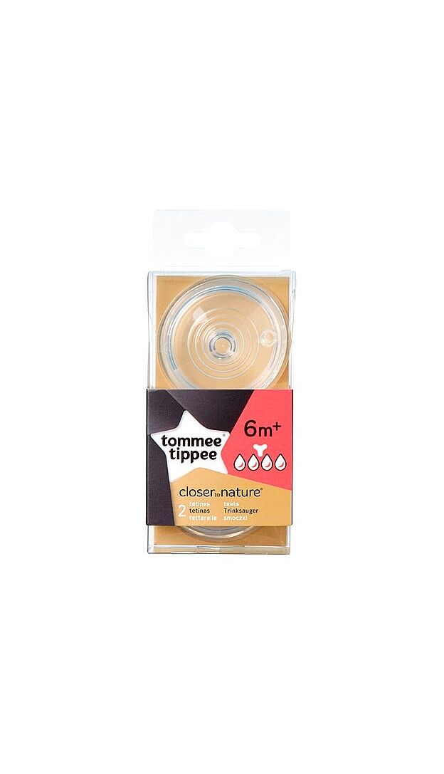 פטמות למזון סמיך הכי טבעי Tommee tippee