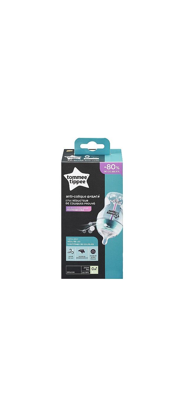 טומי טיפי בקבוק אנטי קוליק לתינוק +0 260 מ"ל tommee tippee