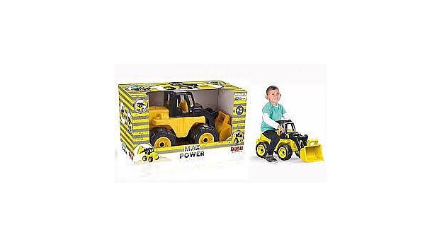 בימבה ישיבה טרקטור שופל גדול עם כף Dolu Toys