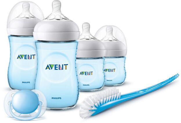ערכת נטורל Natural ניו בורן בכחול Avent