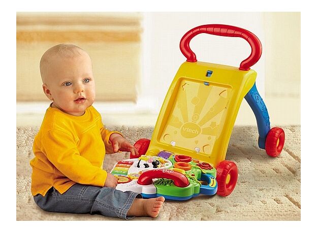 הליכון לתינוק ראשון שלי בעברית - כחול Vtech