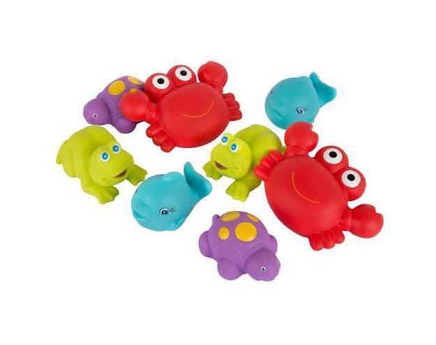 8 דמויות חברים צפים  שקית אטום כחול