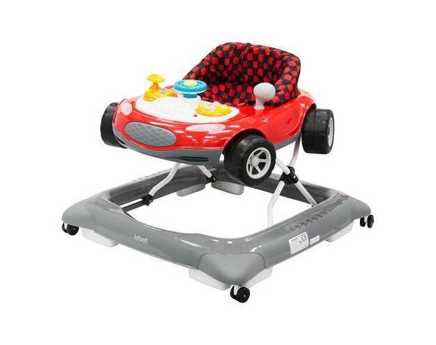 הליכון מוסיקלי Race Car אדום - אפור