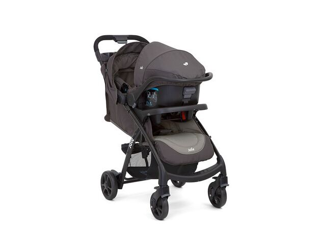 עגלה Muze LX travel system הכוללת סלקל - אפור Dark Pewter גואי