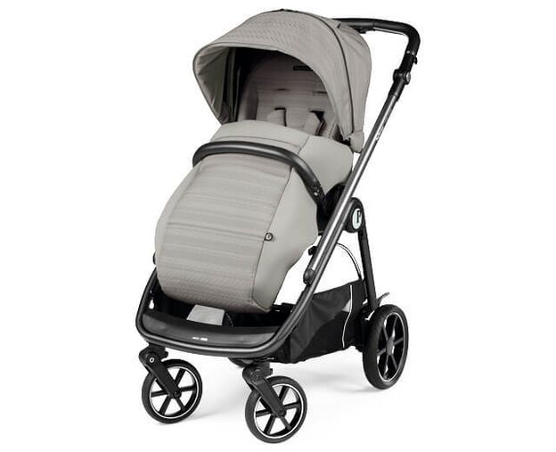 עגלה תינוק ולוצה Veloce 2024  1 הכוללת מנגנון קיפול ביד אחת - אפור בהיר Moonstone פג פרגו