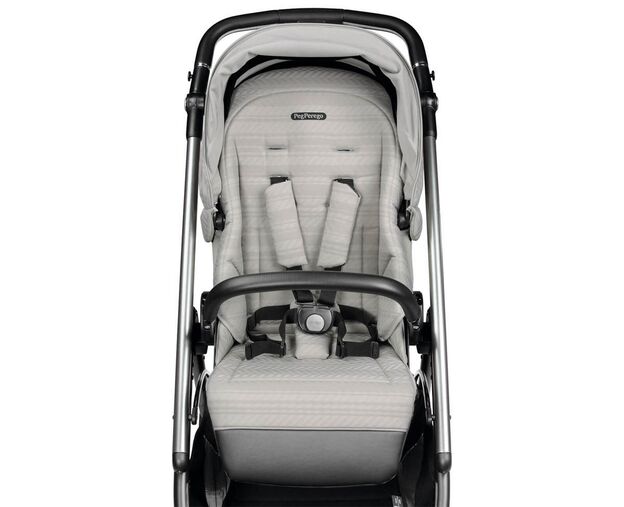 עגלה תינוק ולוצה Veloce 2024  1 הכוללת מנגנון קיפול ביד אחת - אפור בהיר Moonstone פג פרגו