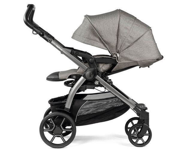 עגלה תינוק בוק פלוס עלית פרימיום Elite Premium 2021 - אפור/לבן City Grey פג פרגו