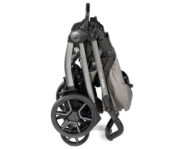 עגלה תינוק בוק פלוס עלית פרימיום Elite Premium 2021 - אפור/לבן City Grey פג פרגו