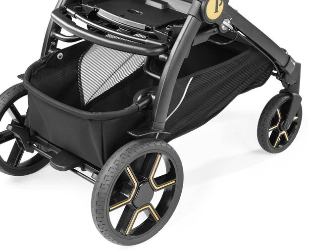 עגלה תינוק בוק פלוס עלית פרימיום Elite Premium 2021 - שחור/זהב Graphic Gold פג פרגו