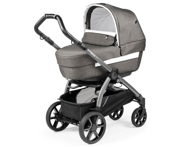 עגלה תינוק בוק פלוס עלית פרימיום Elite Premium 2021 - אפור/לבן City Grey פג פרגו