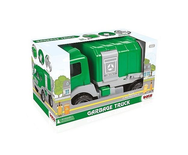מכונית איסוף אשפה + פח Dolu Toys