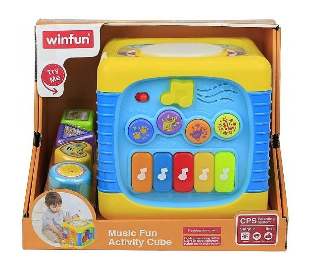 קוביית פעילות מוזיקלית WINFUN
