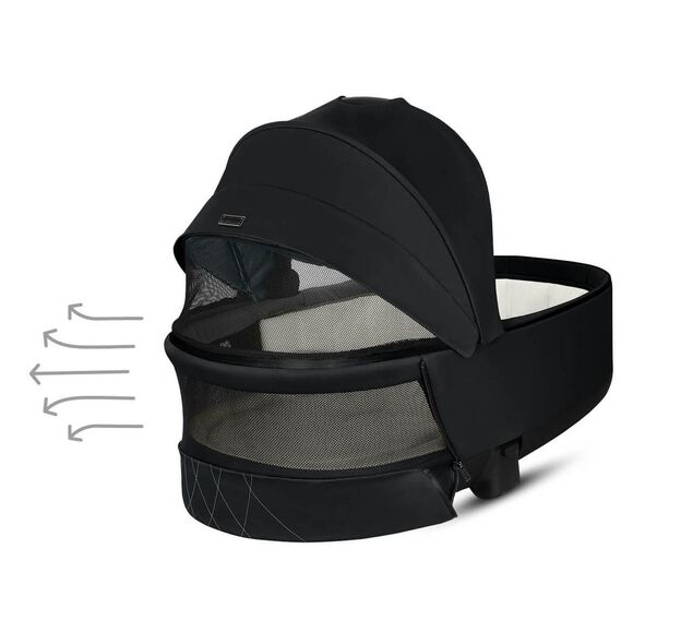 עגלת פריאם 4 Priam - שחור Deep Black  סייבקס