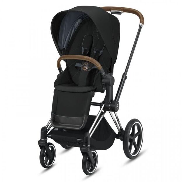 עגלת פריאם 4 Priam - שחור Deep Black  סייבקס