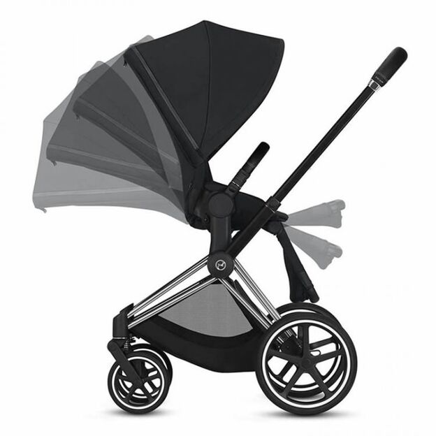 עגלת פריאם 4 Priam - שחור Deep Black  סייבקס