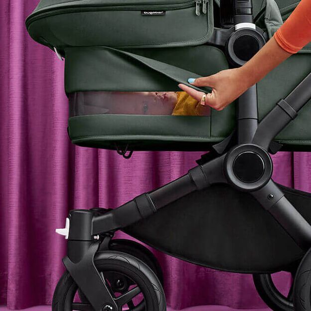 דונקי 5 מונו - שלד שחור ריפוד ירוק | Bugaboo Donkey Mono 5 - Forest Green