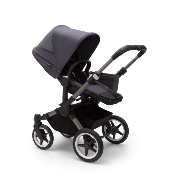 דונקי 5 מונו - שלד שחור ריפוד ירוק | Bugaboo Donkey Mono 5 - Forest Green