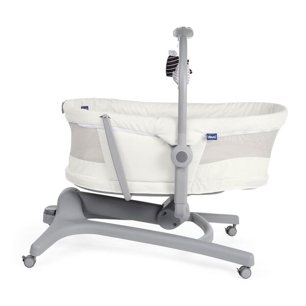עריסה משולבת עם טרמפולינה וכיסא האכלה Baby Hug 4 In 1 אייר - אפור כהה Dark Grey ציקו