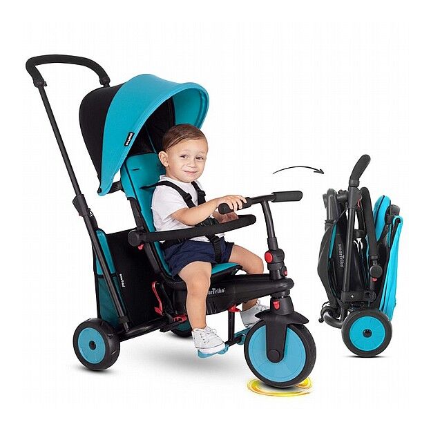 תלת אופן מתקפל סופר קומפקטי 6 ב 1 סמארטפולד STR3 Smartfold דגם 2022 משופר סמארט טרייק