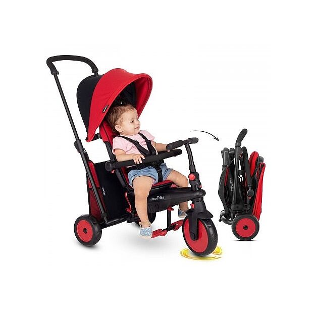 תלת אופן מתקפל סופר קומפקטי 6 ב 1 סמארטפולד STR3 Smartfold דגם 2022 משופר סמארט טרייק