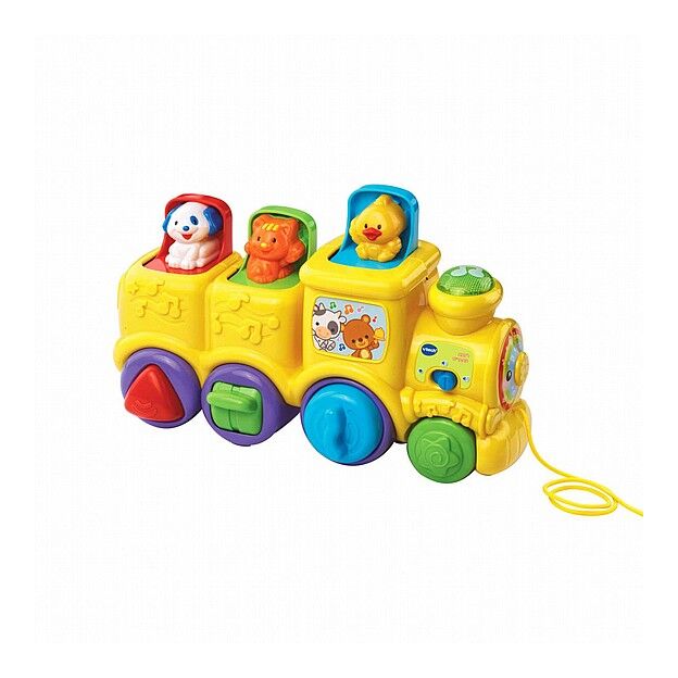 רכבת החברים חיות קופצות מנגנת בעברית -  Vtech