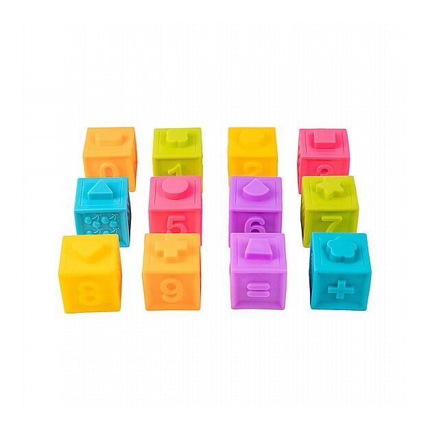 12 קוביות רכות ספארק טויס - SPARK TOYS