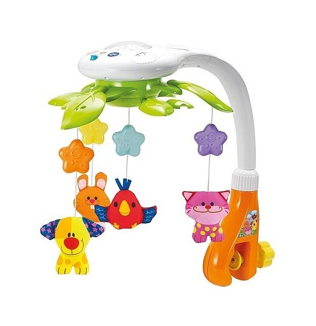 מובייל חיות מנגן בשילוב מקרן WINFUN וין פאן
