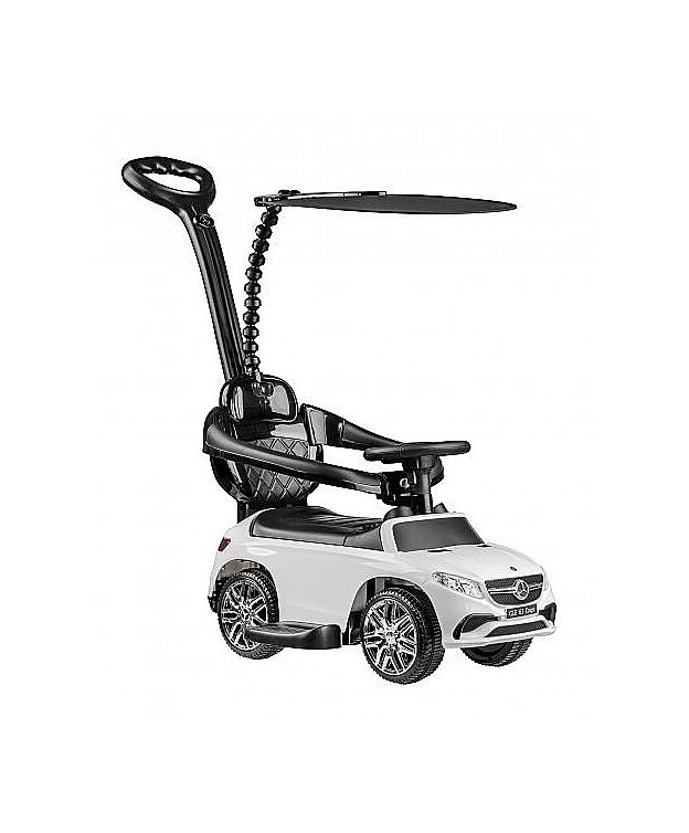 בימבה מוזיקלית וטיולון מרצדס 2 ב-1 מבית Bali Toy - צבע לבן
