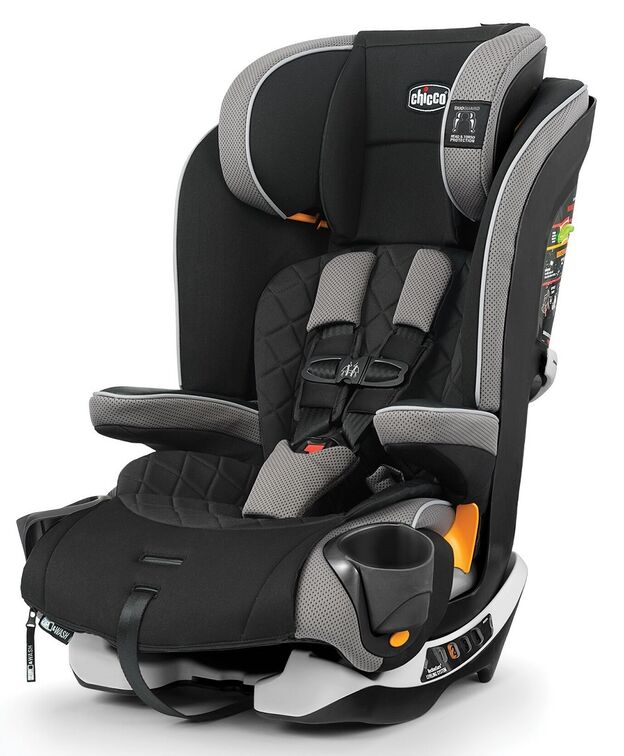 כסא בטיחות ובוסטר מיי פיט זיפ MyFit Zip עם ריפוד כפול ניתן להסרה בקלות - שחור Nightfall ציקו