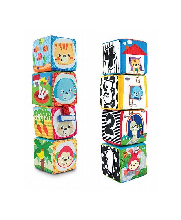 קוביות משחק מבד לתינוק WINFUN