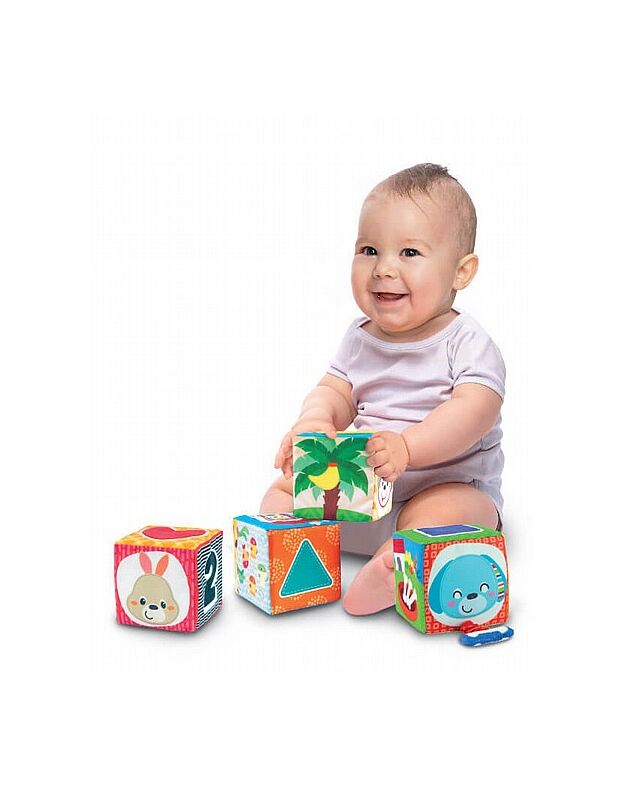 קוביות משחק מבד לתינוק WINFUN