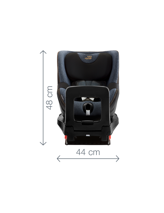 כסא בטיחות מסתובב 360 DUALFIX i-SIZE - אפור ברייטקס רומר