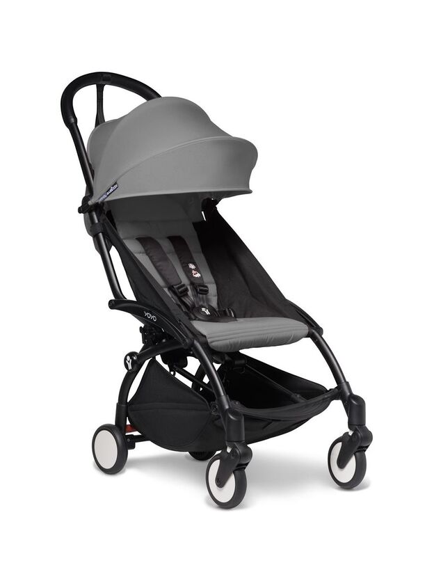 טיולון מאושר לעלייה למטוס יויו YOYO² - אפור Grey בייבזן