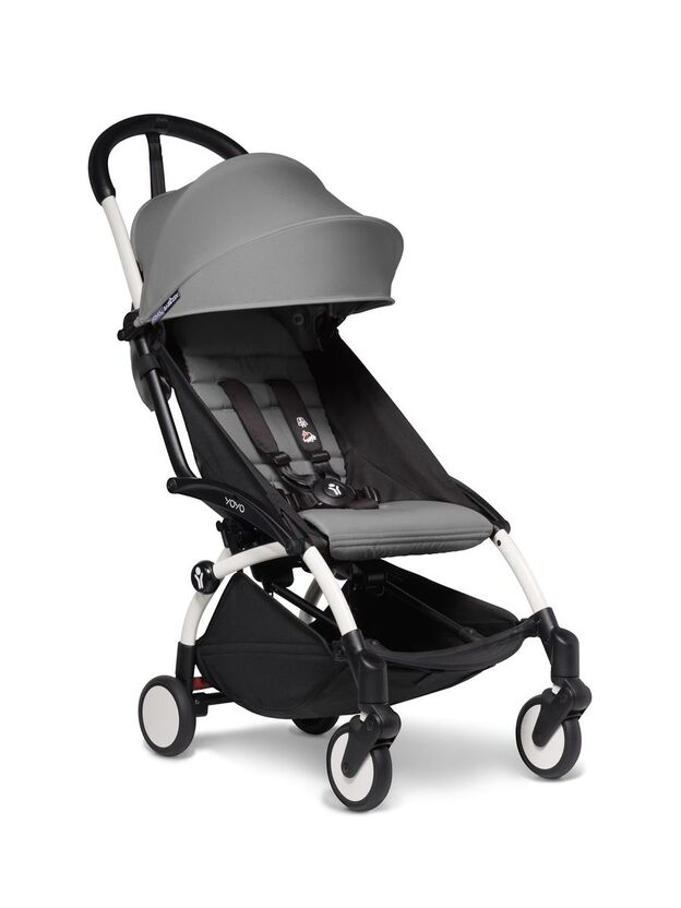 עגלת יויו YOYO² הכוללת ערכת ניו בורן - אפור Grey בייבזן