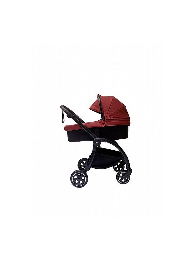 עגלה משולבת בייבי בוס בוב - קט baby-boss bobcat 2 שלד ניקל בד אפור