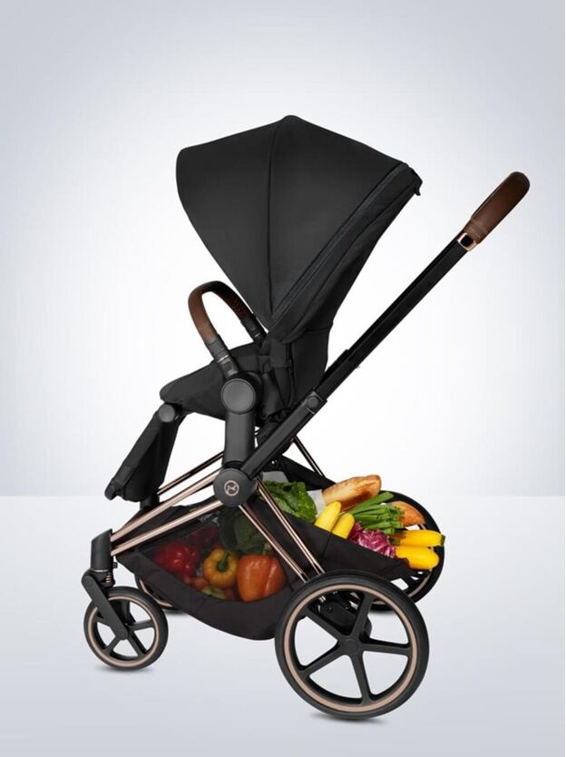 עגלת פריאם 4 Priam - שחור Deep Black  סייבקס