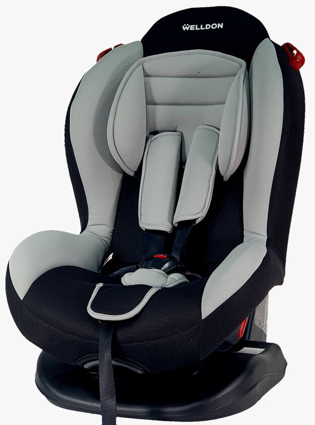 כיסא בטיחות משולב בוסטר סמארט ספורט Smart Sport - שחור/אפור Welldon
