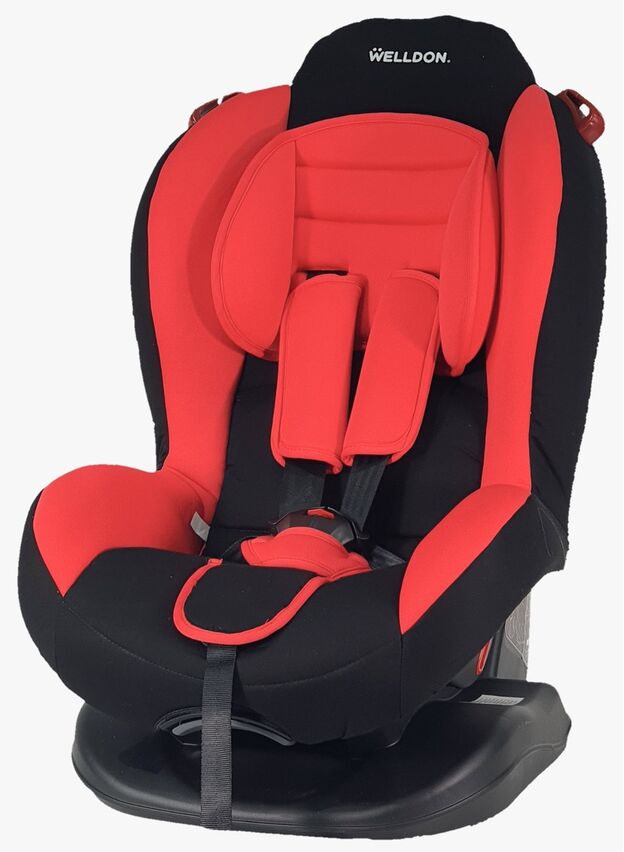 כיסא בטיחות משולב בוסטר סמארט ספורט Smart Sport - אדום Welldon