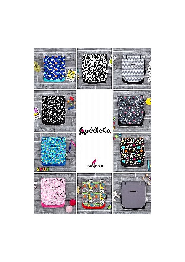 מזרן וריפודית לעגלה או טיולון Comfi-Cush במילוי ספוג זוכר יחודי מבית CuddleCo