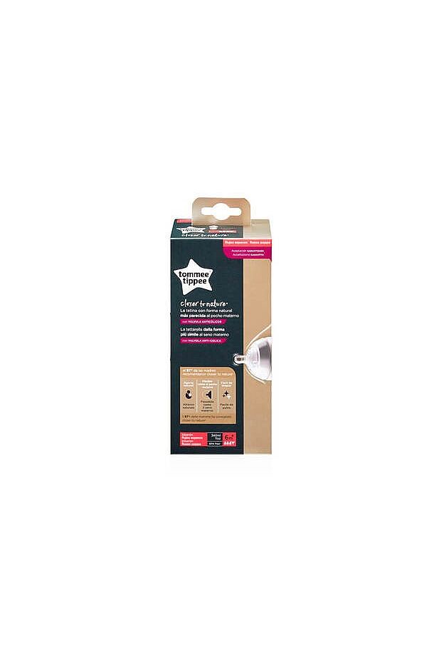 בקבוק 340 פטמה למזון סמיך הכי טבעי Tommee tippee