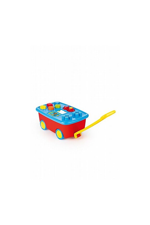 עגלת קוביות נגררת Dolu Toys
